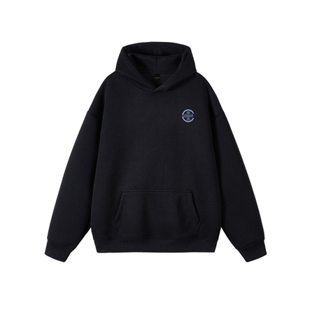CLOT X CLOTTEE American Retro Heavyweight Basic High Street Water Ripple Logo Design Comfortable Simple Hooded Sweatshirt Men's