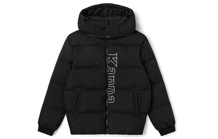 Kappa Letter Hooded Down Jacket Men's