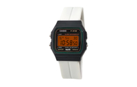 CASIO Custom Series Green Resin Case F-91WM-3A Custom 'Sugar Frost Hacker' Quartz Movement Stainless Steel Band Japanese Korean Watch Men's Black Dial Оранжевое зеркало