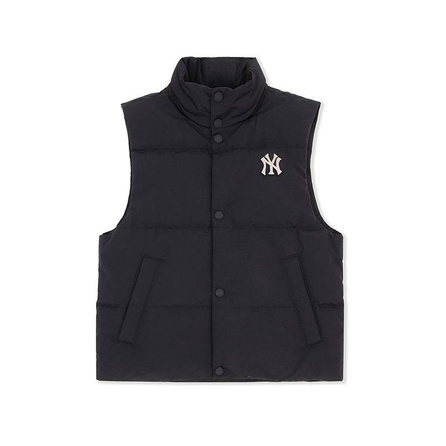 MLB New York Yankees College Style Letter Stand Collar Full Zip Down Vest Unisex