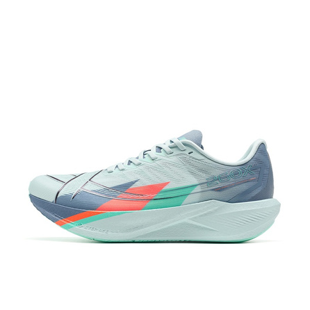 Xtep 260X 2.0 Acceleration Cushioning Wear-Resistant Breathable Rebound Low-Top Carbon Plate Marathon Training Fitness Test Running Shoes Men's Moonstone Blue/Jingyuan Blue