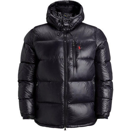 Polo Ralph Lauren FW25 Gorham Waterproof Solid Color Shiny Long Sleeve Plus Size Down Jacket Men's