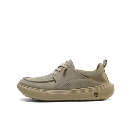 BELLE Fabric Fashion Comfortable Slip-Resistant Wear-Resistant Low-Top Casual Shoes Men's Khaki