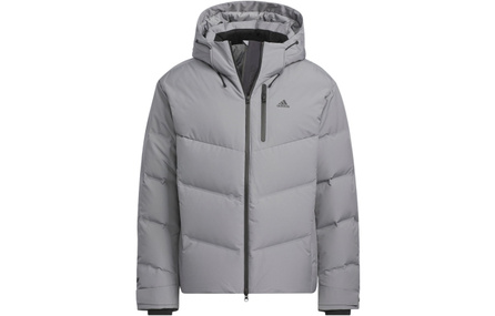 adidas 800-Fill Down Hooded Jacket Unisex Grey