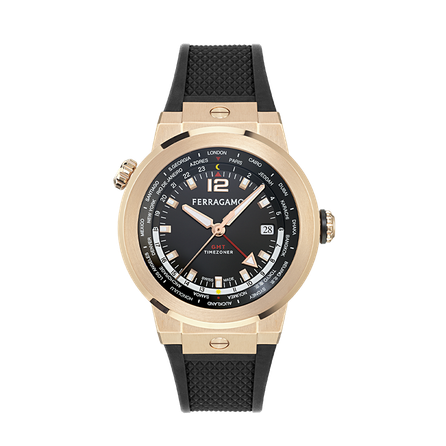 Ferragamo F-80 WorldTime 43mm