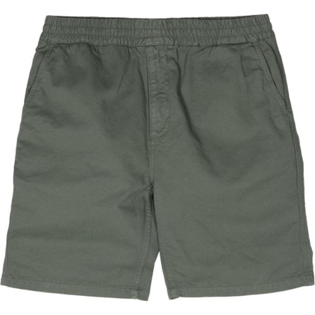 Carhartt WIP Solid Color Elastic Mid-Rise 5-Pocket Casual Shorts Men's Army Green