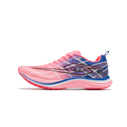 Projector Cheetah 2.0 Track Training Fitness Test Fashion Versatile Comfort Full-Length Air Cushion Slip-Resistant Breathable Wrapped Support Lightweight Rebound Low-Top PEBA Plate Running Shoes Unisex Blue Pink