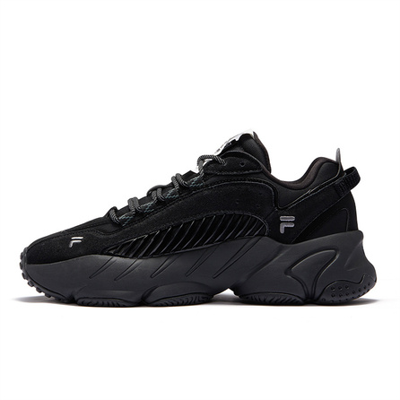 FILA FUSION ADE Slip-Resistant Coverage Moisture-Wicking Breathable Low-Top Casual Shoes Men's Black