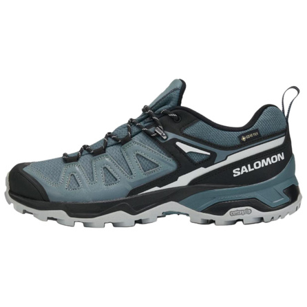 SALOMON X Ultra Pioneer 2 GTX Comfortable Versatile Breathable Waterproof Low-Top Hiking Shoes Men's Blue