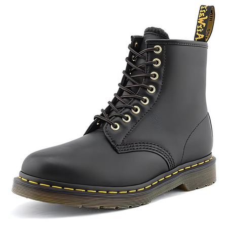 Dr. Martens Cow Leather Classic Simple Versatile Fashion Ankle Boots Unisex Black