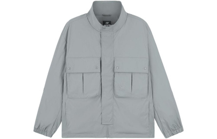 New Balance Jackets Men Gray