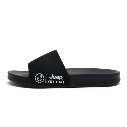 Jeep JEEP Comfort Versatile Fashion Trendy Flip Flops Men's Black