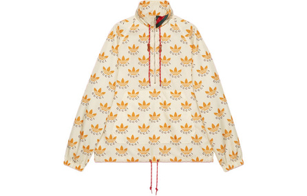 GUCCI X Adidas Trefoil Print Jacket