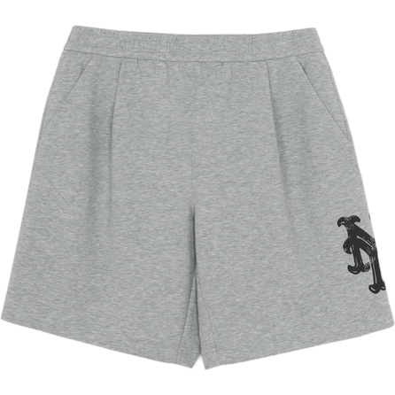 MLB New York Mets SS26 Logo Print Elastic Loose 3/4 Casual Shorts Unisex