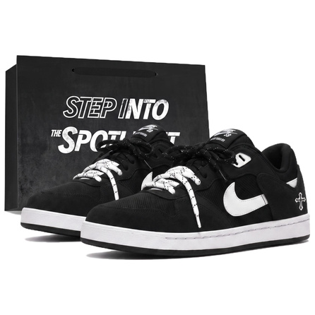 [Custom Sneakers] Nike SB Alleyoop Fashion Trendy American Vintage Cross Daily Commute Niche Street Skateboarding Premium Vintage Object Student Boyfriend Friction Sound Low-Top Skate Shoes Men's