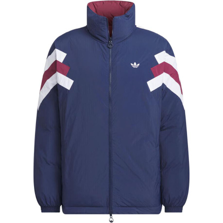 adidas originals GOTEBORG JKT Fashion Comfort Skin-Friendly Reversible Stripe Stand Collar Duck Down Puffer Jacket Men's