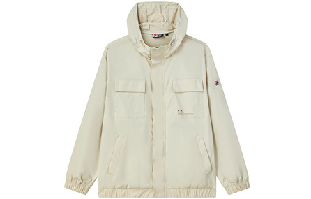 FILA Jackets Men White Birch Gray