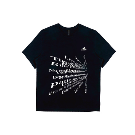 Custom Appareladidas MUST HAVES Chaotic Fantasy Personality Street Print Daily Round Neck Short Sleeve T-Shirt Unisex