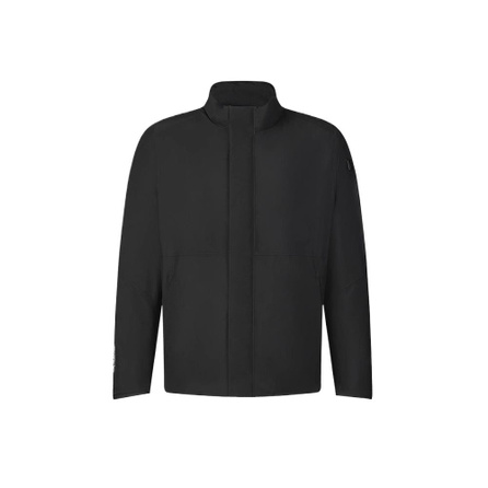 FILA Golf Series Solid Color Simple Warm Comfort Windproof Down Jacket Men's Deep Black