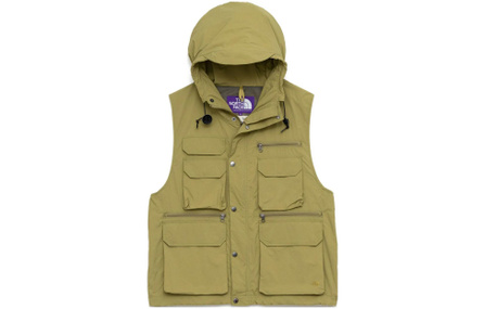 THE NORTH FACE PURPLE LABEL Vests Unisex Khaki Green