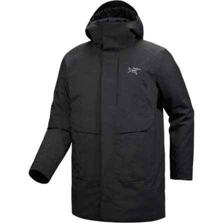 Arcteryx Therme Parka Embroidered Logo Waterproof Windproof Breathable Warm Grey Goose Down Hooded Long Sleeve Hardshell Parka Men's