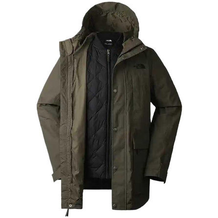 THE NORTH FACE City Outdoor Collection Hiking Water-Resistant Windproof Breathable Warm Windbreaker Jacket Men's Green