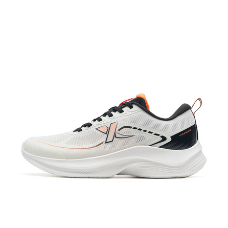Xtep Light Feather Series Comfortable Fashion Classic Bouncy Lightweight Low-Top Casual Sprint City Commute Running Shoes Men's Sail White Black