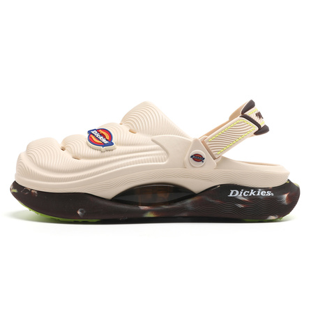 Dickies EVA Thick Sole Shock-Absorbing Trendy Versatile Clogs Unisex Khaki