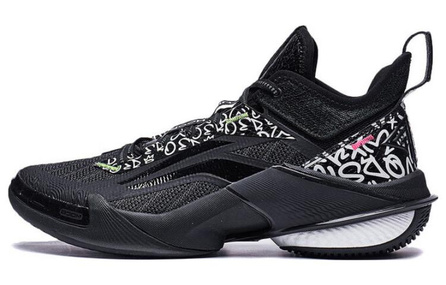 LiNing Power 10 Mid-Top Performance Basketball Shoes Men's Black