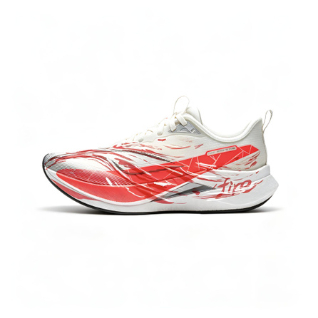 [Custom Sneakers] Li-Ning Chi Tu 9 PRO Crimson Flame Flowing Wind Campus Commute Outdoor Sports Exquisite Hand-Painted Trendy Personality Bold Cool Versatile Physical Fitness Exam Light Bouncy Racing Breathable Running Shoes Unisex