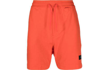 Y-3 Solid Color Casual Sport 5-Pocket Shorts Men's Orange