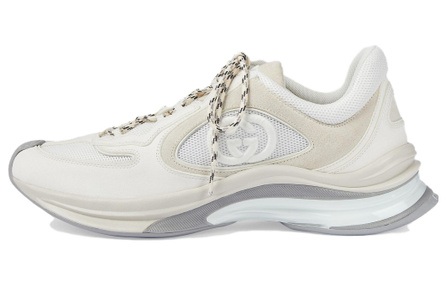 GUCCI Run Sneaker 'White Suede'
