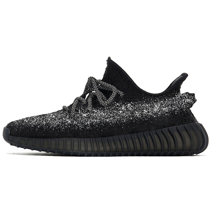 [Custom Sneakers] adidas originals Yeezy Boost 350 V2 'Midnight Galaxy' Classic Retro Comfortable Anti-Slip Low-Top Casual Shoes Unisex Black