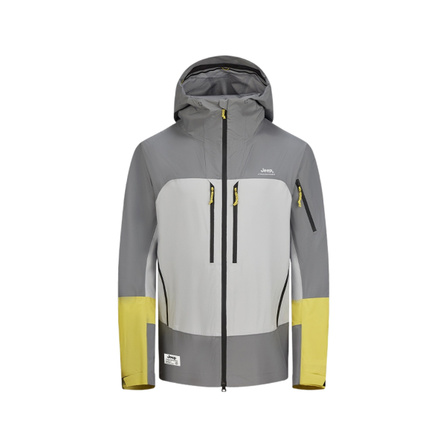 Jeep Outdoor Casual Softshell Letter Brand Logo Embroidery Patchwork Color Block Zipper Pocket Workwear Mountain Comfortable Waterproof Windproof Breathable Wear-Resistant Anti-Static Lightweight Water-Resistant Jacket Unisex