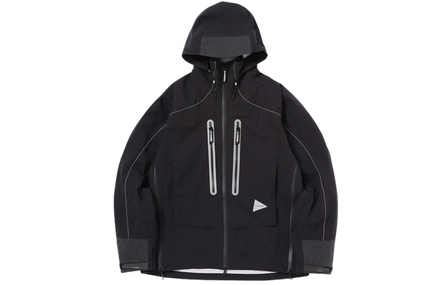 And Wander FW23 Jacket Unisex Black