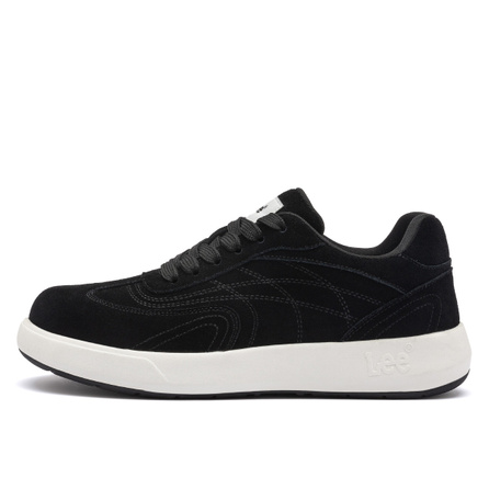 Lee Split Leather Trendy Versatile Fashion Vintage Minimalist Comfortable Casual Thick Sole Low-Top Skate Shoes Men's