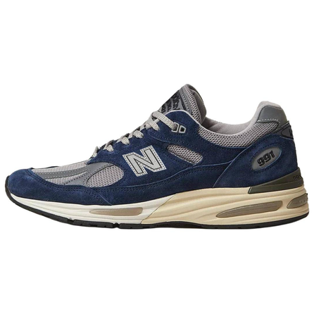New Balance NB 991 V2 Daily Sports Low-Top Running Shoes Unisex Blue Grey