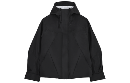 IMXS Hard Shell Fully Taped Seam Waterproof Windproof Breathable Solid Color Hooded Zip-Up Long Sleeve Jacket