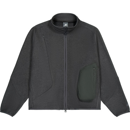 New Balance NB Grey Jacket Unisex Dark Gray