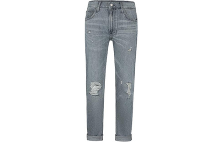 Lee Solid Color Straight Leg Jeans Men's Gray