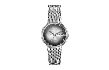MIDO Commander Series Automatic Mechanical Movement 50M Water Resistant Men's Watch Swiss Watch 37mm Silver Dial Stainless Steel Case Stainless Steel Bracelet