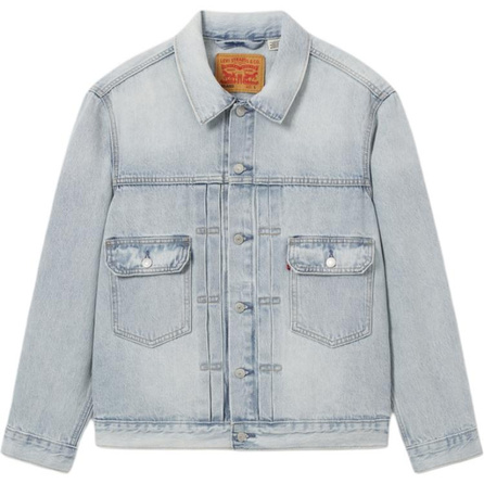 levi’s Men's Simple Comfortable Versatile Relaxed Fit Long Sleeve Denim Jacket Light Blue