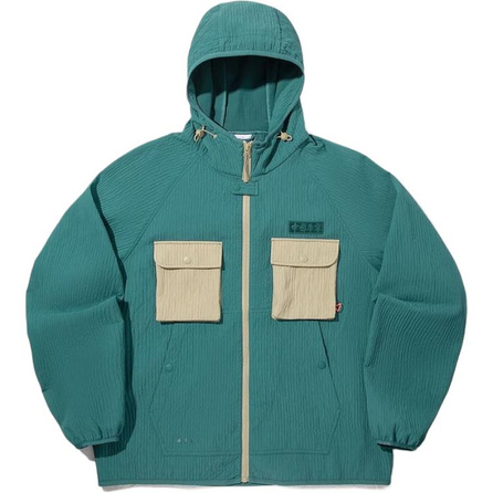 Li-Ning Sportswear Color-Block Hooded Jacket Men's Green