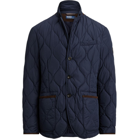 Polo Ralph Lauren Easton Quilted Long Sleeve Single-Breasted Jacket Style Padded Coat Men's