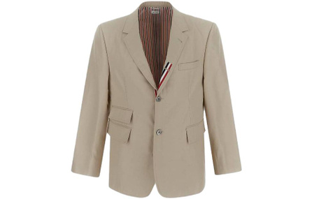 THOM BROWNE Fashion V-Neck Single-Breasted Suit Men's