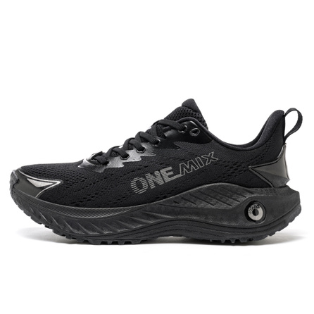 ONEMIX Carbon Plate Shock Absorption Anti-Slip Sports Test Professional Racing Wrap Sweat-Wicking Height Increasing Impact Resistant Wear-Resistant Lightweight Breathable Low-Top Running Shoes Unisex