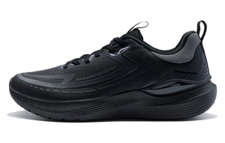 XTEP Anti Slip Wear Resistant Low Top Sprint Running Shoes Men's Black Gray