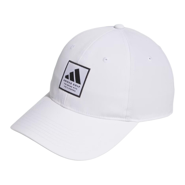 adidas Adjustable Snap-Back Back Closure Design Polyester Baseball Cap Unisex Couple White