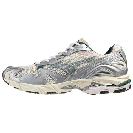 Mizuno Wave Rider 10 Versatile Comfortable Anti-Slip Wear-Resistant Low-Top Running Shoes Men's Silver Green