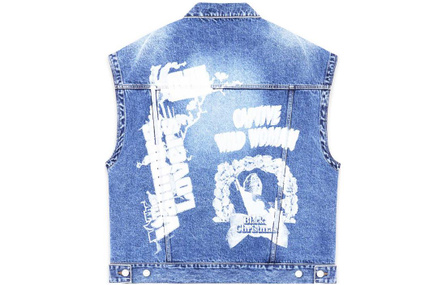 WE11DONE Vests Unisex Blue